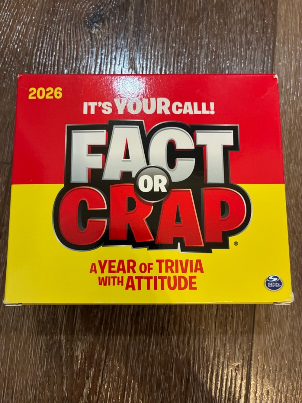 Fact or Crap 2026 Daily Desk Calendar